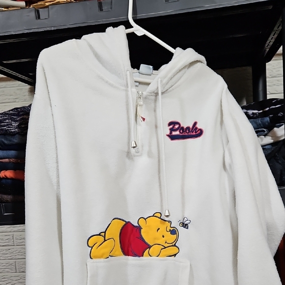 Disney Winnie The  Pooh Hooded  Sweatshirt - Picture 2 of 5